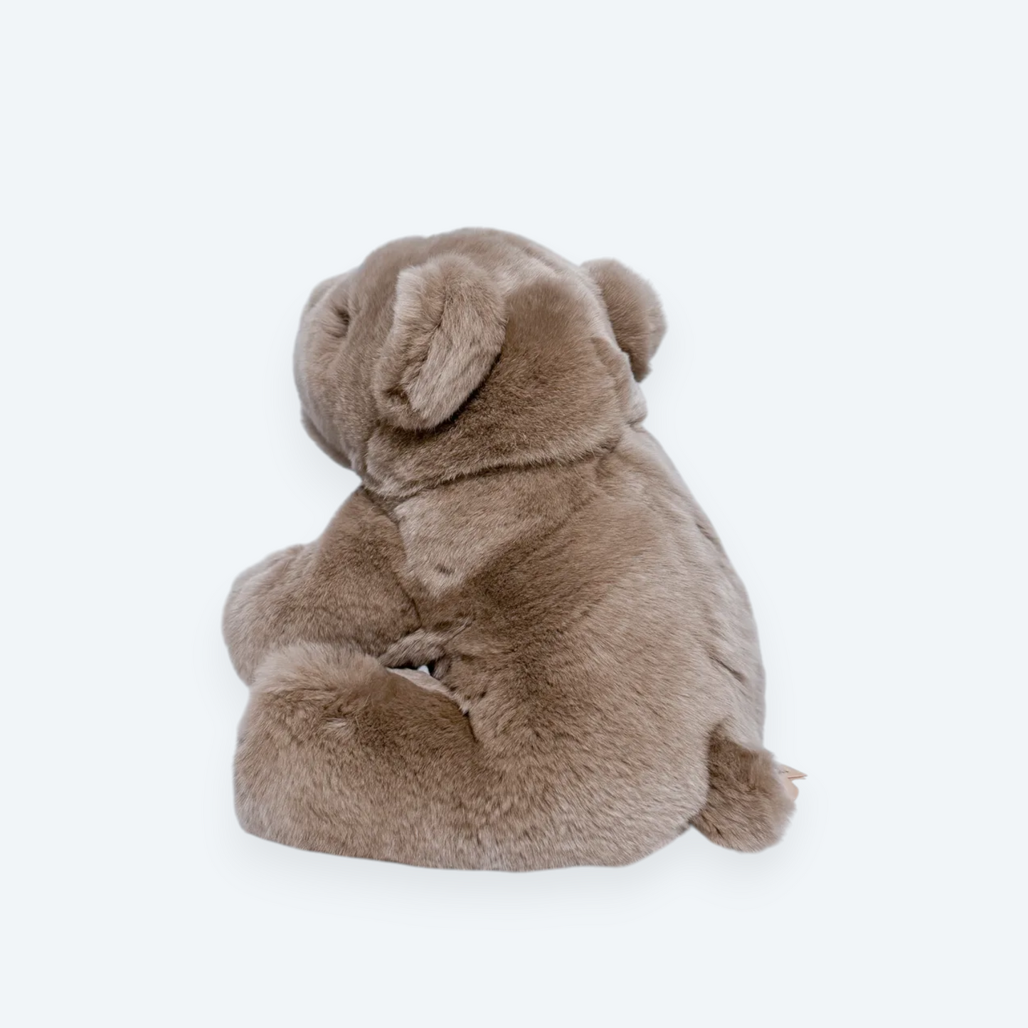 Artisan Handmade Sandy Beige Teddy Bear – Luxury Rex Rabbit Fur Designer Plush