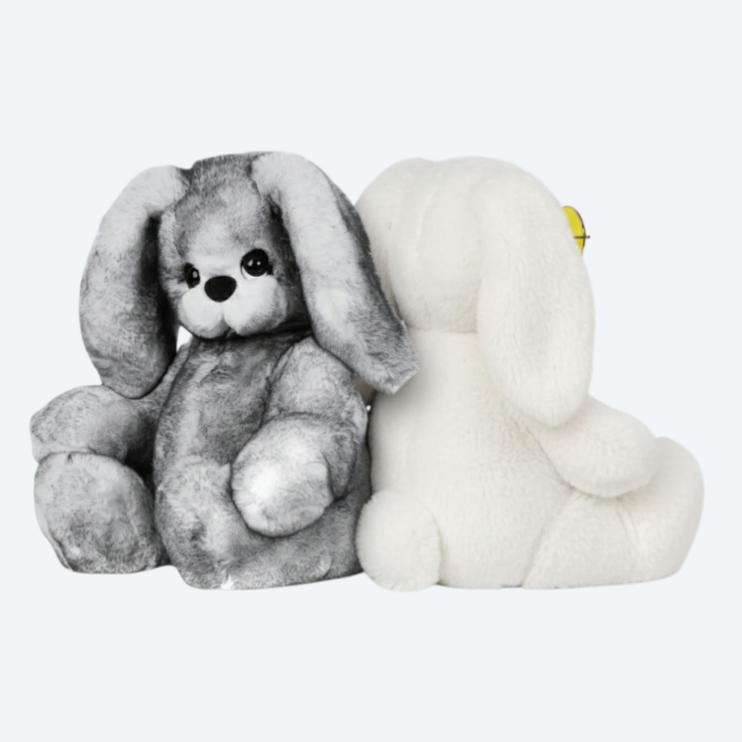 Artisan Handmade "Cloud Hug" Bunnies – Luxury Natural Rex Rabbit Fur Designer Set