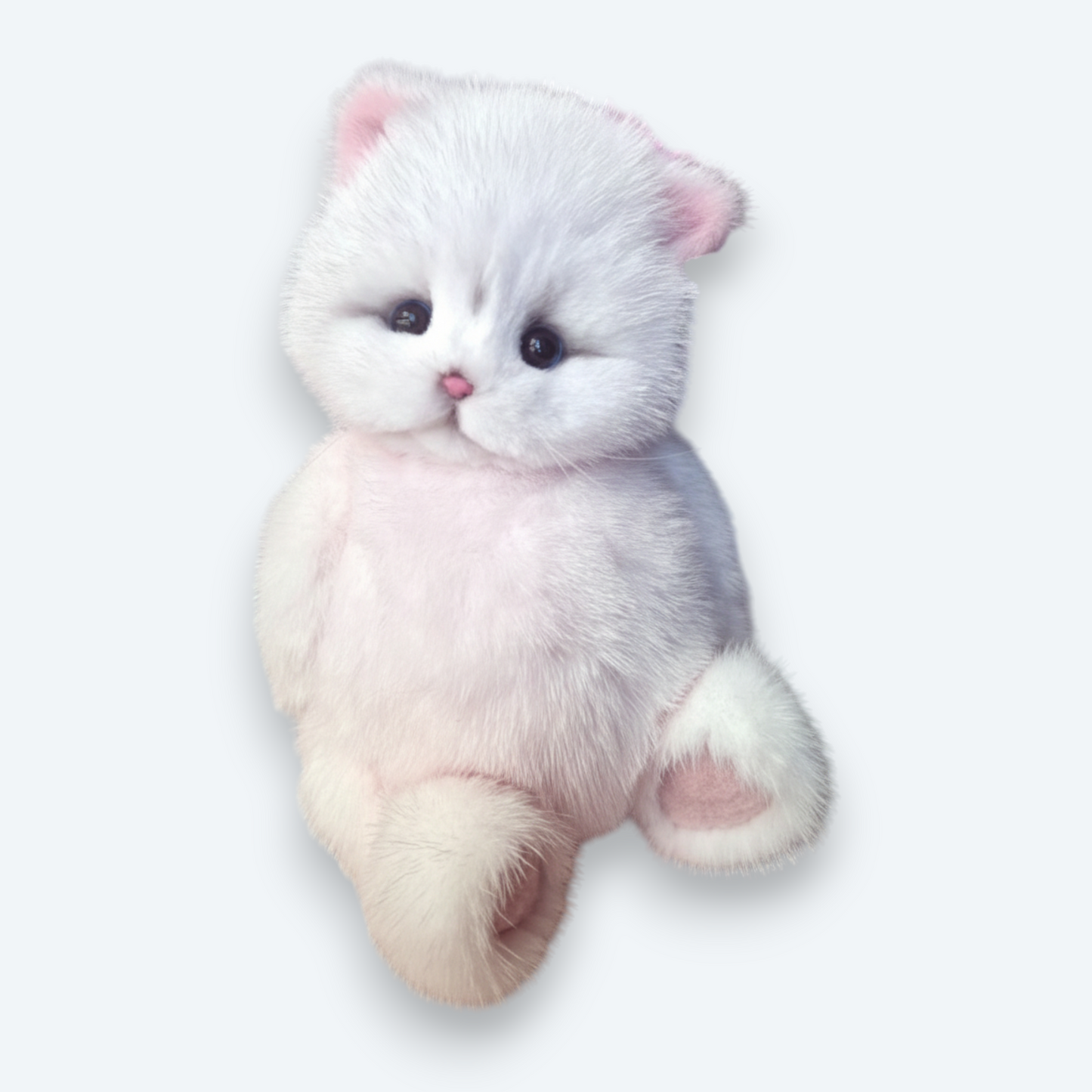 Artisan Handmade Mink Fur Kitten – Luxury Natural Fur Designer Plush