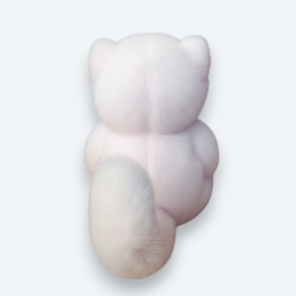 Artisan Handmade Mink Fur Kitten – Luxury Natural Fur Designer Plush