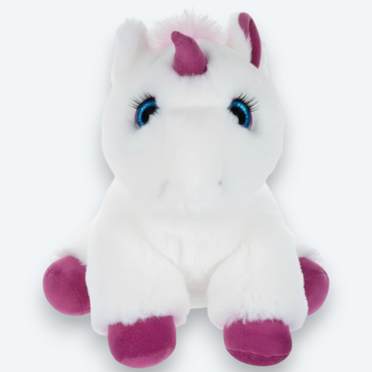 Artisan Handmade Enchanted Unicorn – Luxury Rex Rabbit & Arctic Fox Fur Plush