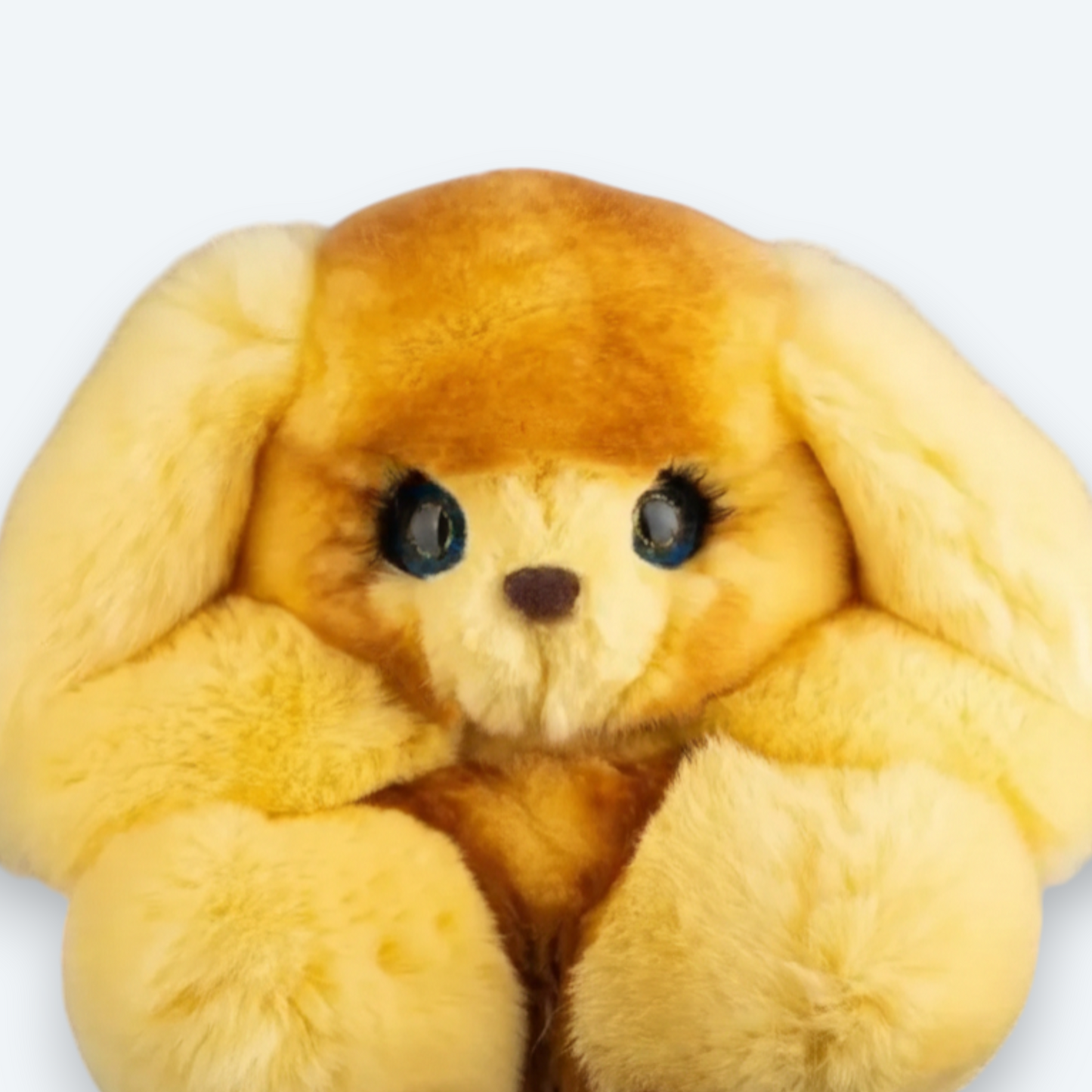 Artisan Handmade "Meadow Trinity" Bunnies – Luxury Natural Fur Designer Set