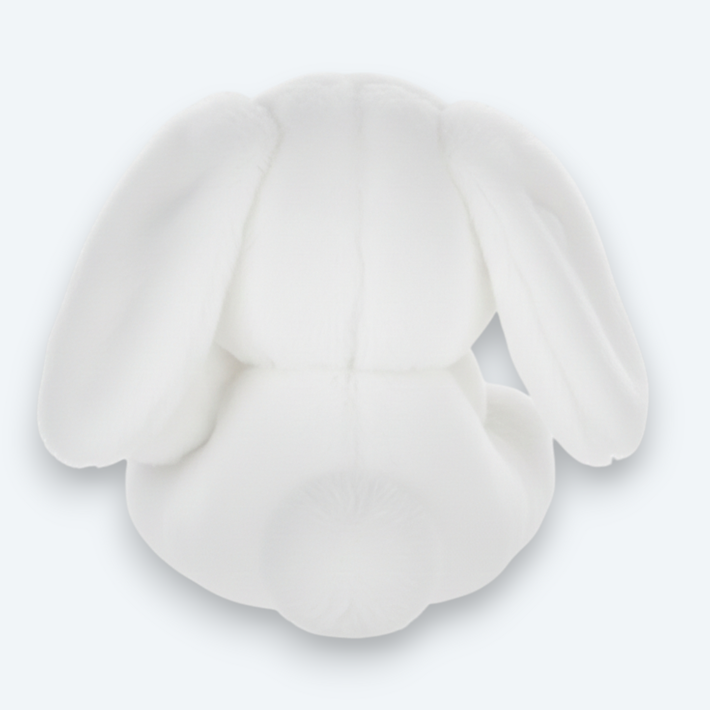 Artisan Handmade Snow White Bunny – Luxury Rex Rabbit Fur Designer Plush