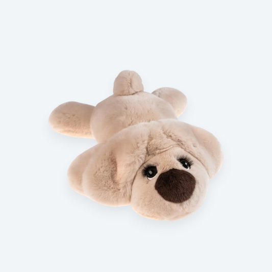 Artisan Handmade "Loyal Trio" Puppies – Luxury Natural Fur Designer Set