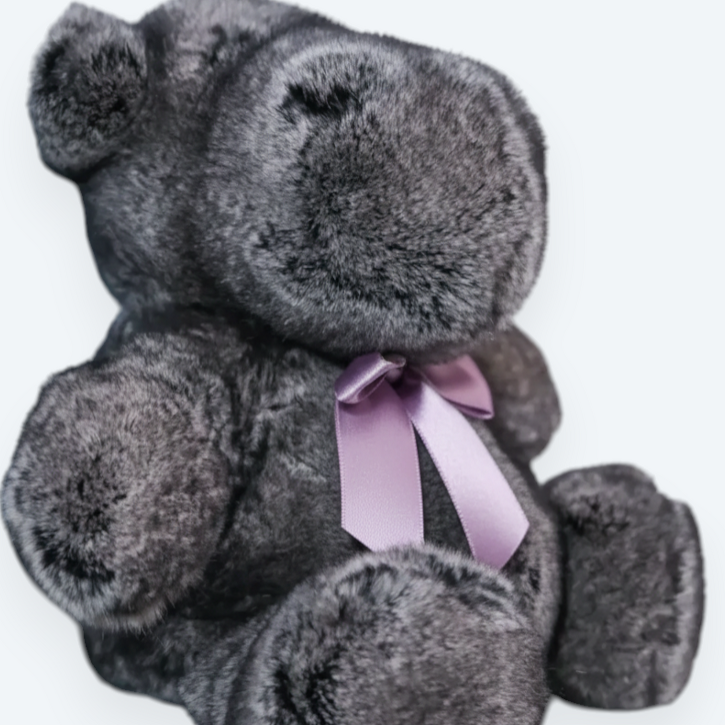 Artisan Handmade Velvet Hippo – Luxury Rex Rabbit Fur Designer Plush